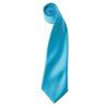 'Colours' satin tie Turquoise