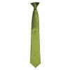 'Colours' satin clip tie Oasis Green