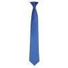 'Colours' satin clip tie Royal