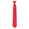 'Colours' satin clip tie Strawberry Red