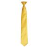 'Colours' satin clip tie Sunflower