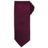 Micro waffle tie Aubergine