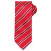 Waffle stripe tie Red/Burgundy