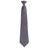 'Colours Originals' fashion clip tie Grey