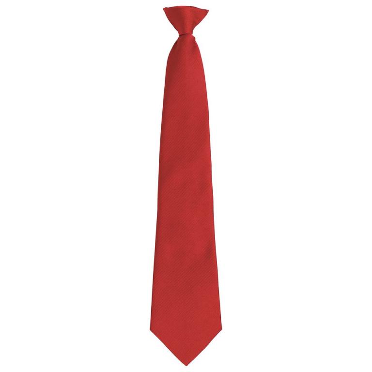 'Colours Originals' fashion clip tie Red