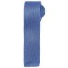 Slim knitted tie Mid Blue