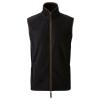 Artisan fleece gilet Black/Brown