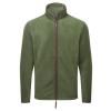 Artisan fleece jacket Moss Green/Brown