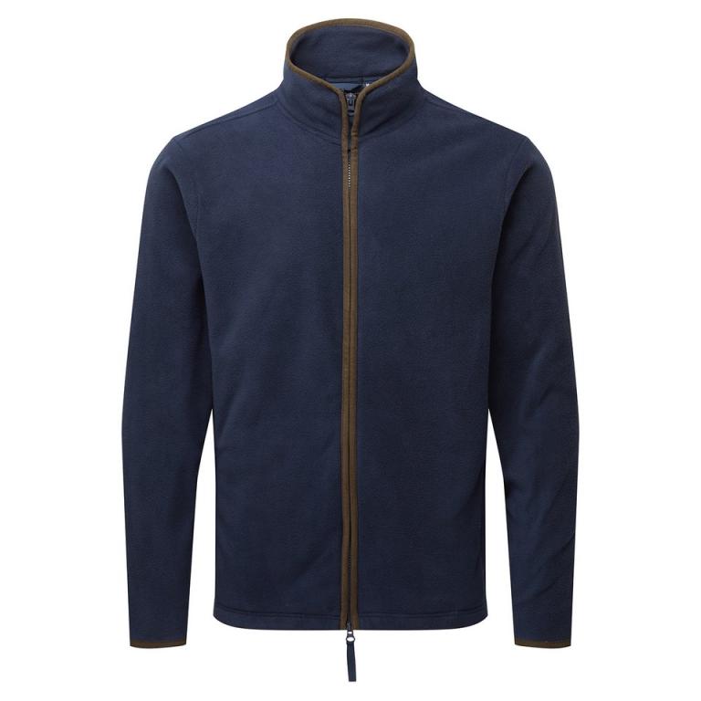 Artisan fleece jacket Navy/Brown