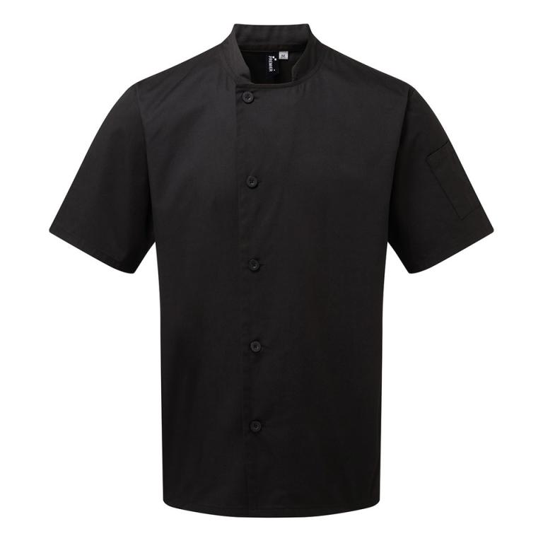 Chef's essential short sleeve jacket Black