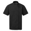 Chefs Coolchecker® short sleeve jacket Black