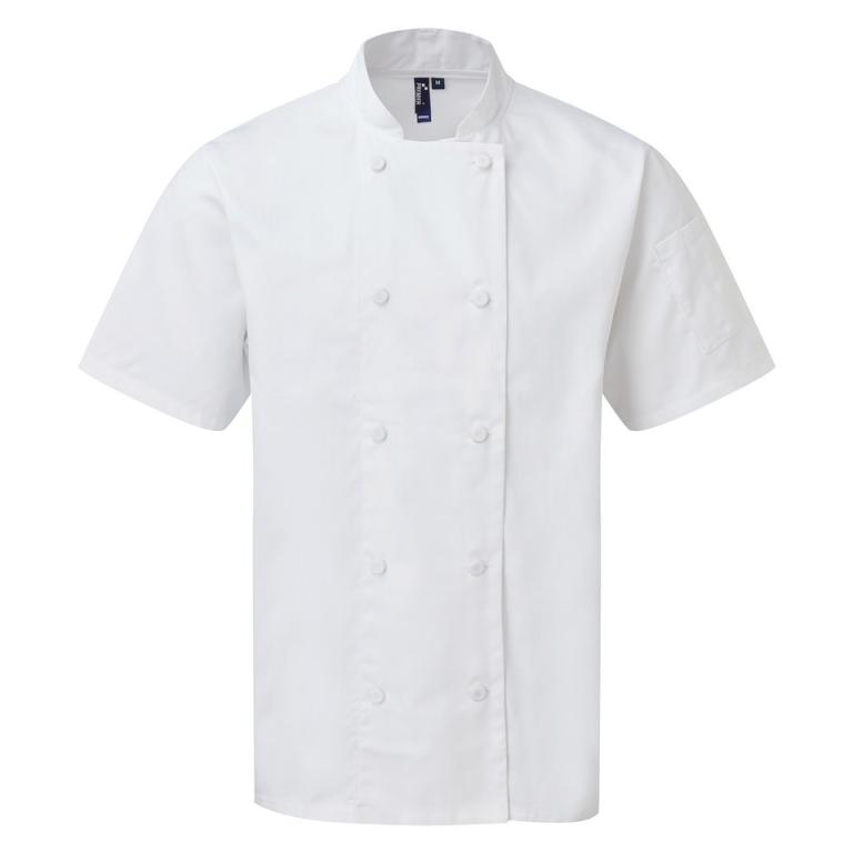 Chefs Coolchecker® short sleeve jacket White