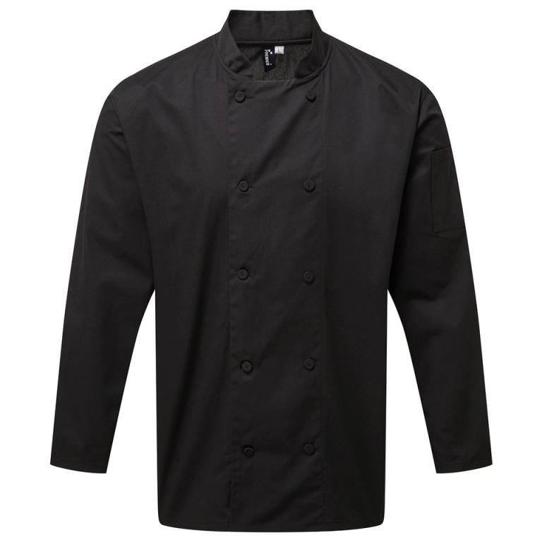 Chef's Coolchecker® long sleeve jacket Black