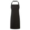 Antimicrobial bib apron Black