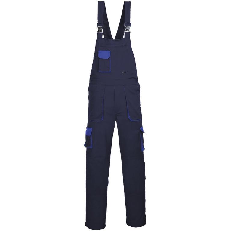 Portwest Texo contrast bib and brace (TX12) Navy/Royal