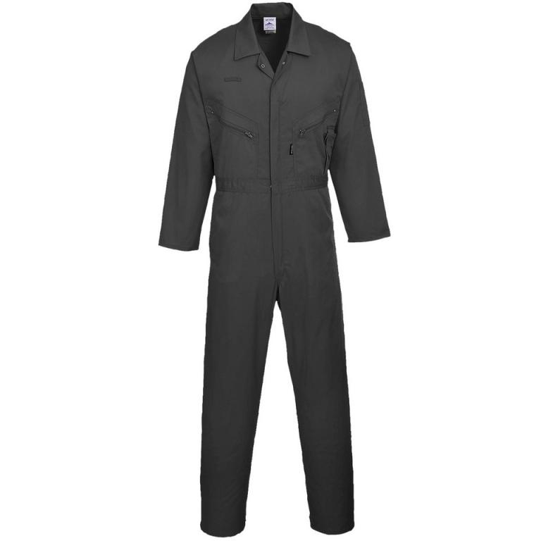 Liverpool zip coverall (C813) Black