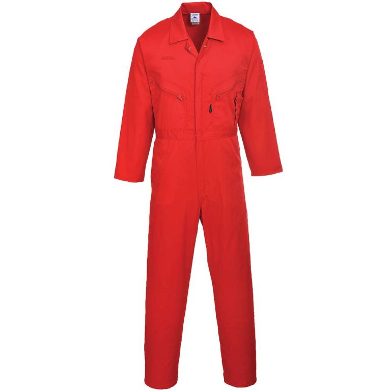 Liverpool zip coverall (C813) Red