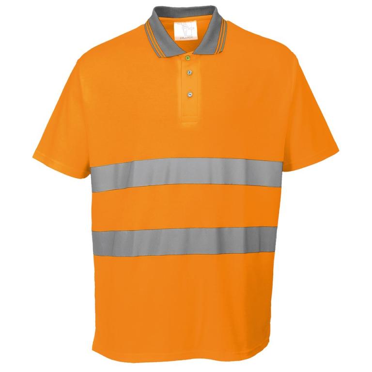 Cotton Comfort polo shirt (S171) Orange