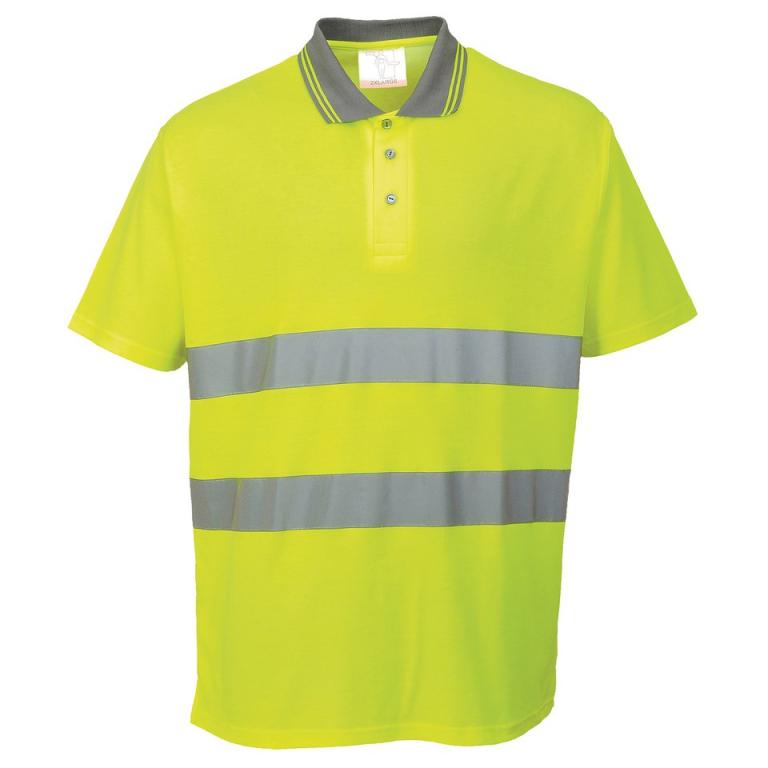 Cotton Comfort polo shirt (S171) Yellow