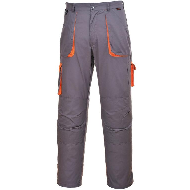 Portwest Texo contrast trousers (TX11) Grey/Orange