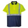 Two-tone polo (S479) Yellow/Navy