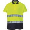 Two-tone cotton Comfort polo (S174) Yellow/Navy