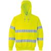 Hi-vis hooded sweatshirt (B304) Yellow