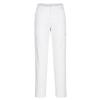 Women's stretch cargo trousers (S233) slim fit White