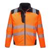 PW3 Hi-vis softshell jacket (T402) Orange/Black