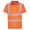 Eco Hi-vis short sleeve polo (EC10) Orange