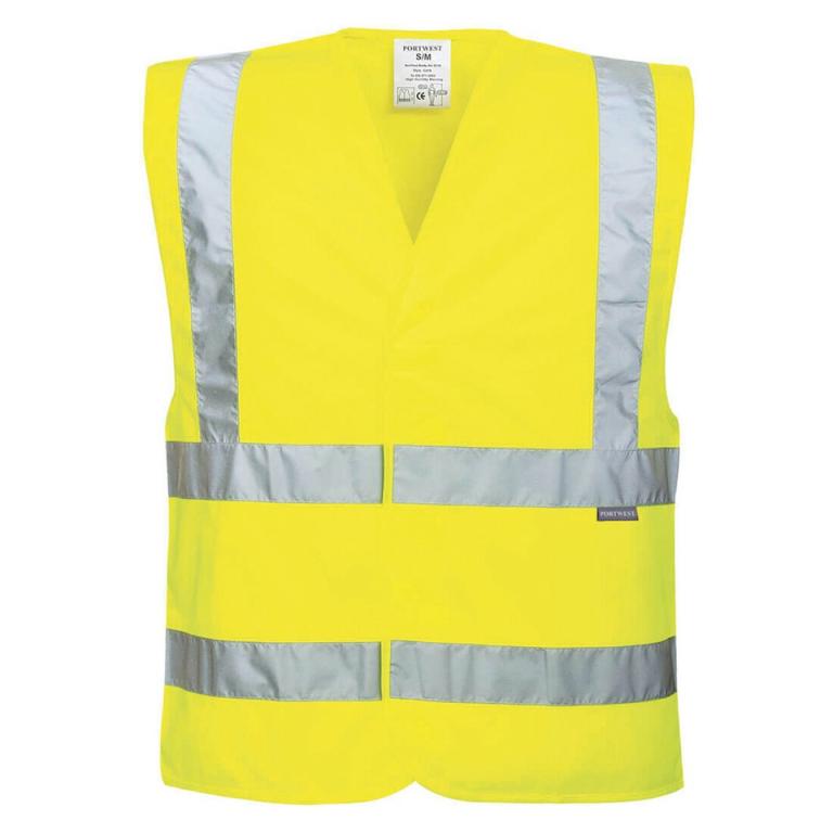 Eco Hi-vis vest (EC76) Yellow