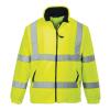 Hi-vis mesh-lined fleece (F300) Yellow