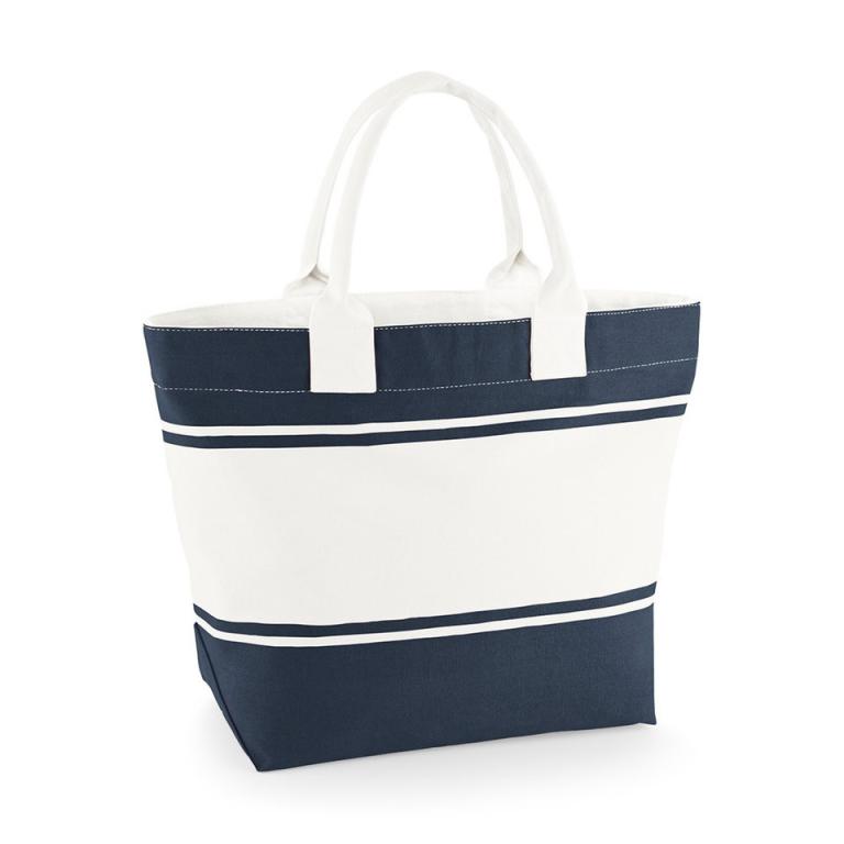 Canvas deck bag Navy/Off White