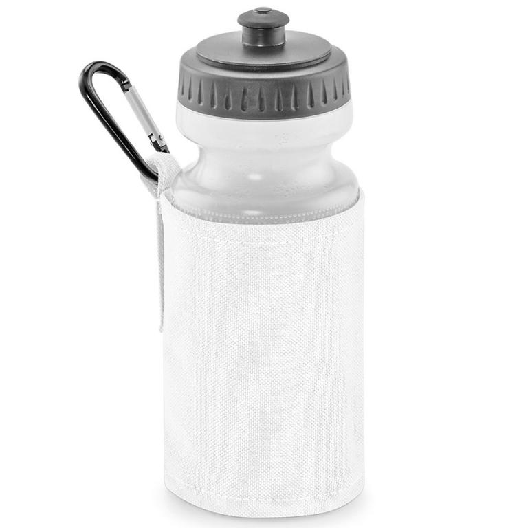 Water bottle and holder White