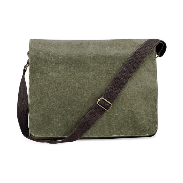 Vintage canvas despatch bag Vintage Military Green