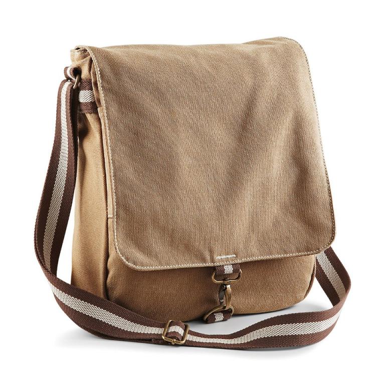 Vintage canvas messenger Sahara