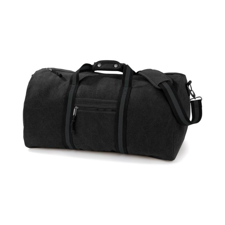 Vintage canvas holdall Vintage Black