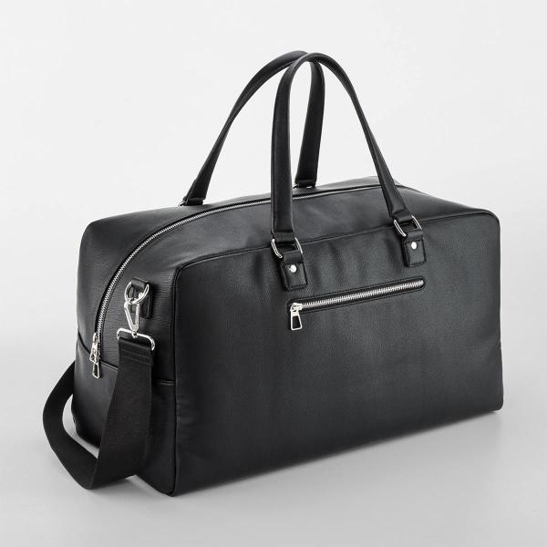 Tailored luxe PU weekender