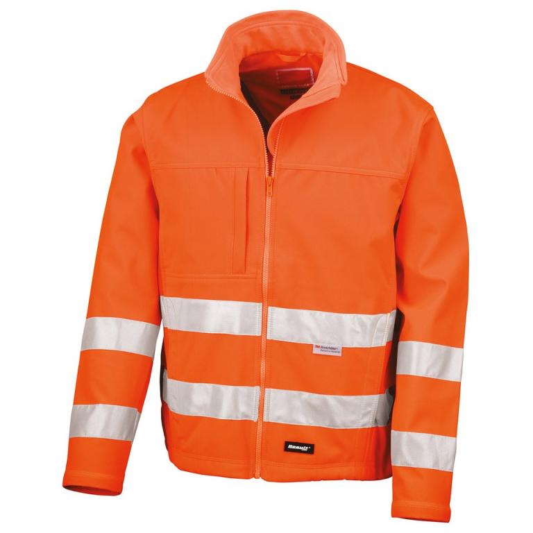 High-viz softshell jacket Fluorescent Orange