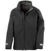 Junior classic softshell 3-layer jacket Black