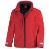 Junior classic softshell 3-layer jacket Red