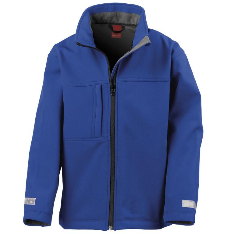 Junior classic softshell 3-layer jacket Royal