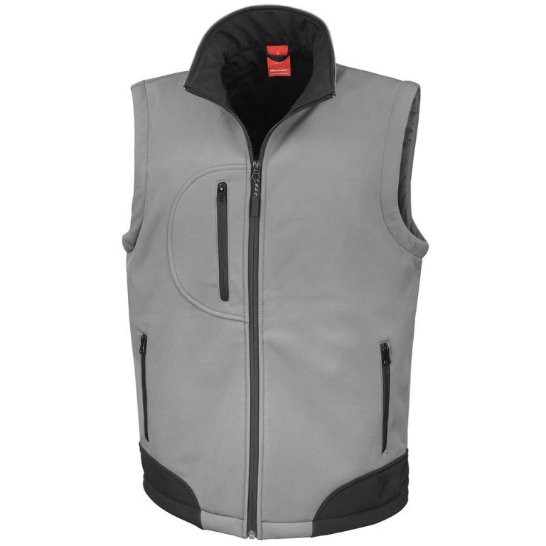 Softshell bodywarmer WG Grey/Black