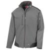 Ripstop softshell workwear jacket Grey/Black