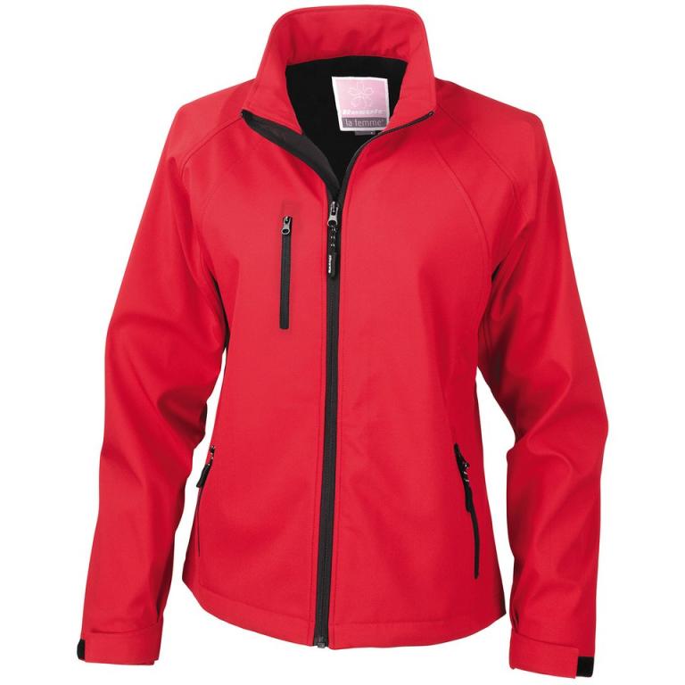 Women's baselayer softshell jacket Red