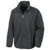 Osaka combed pile softshell jacket Black