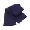 Classic heavy knit scarf Navy