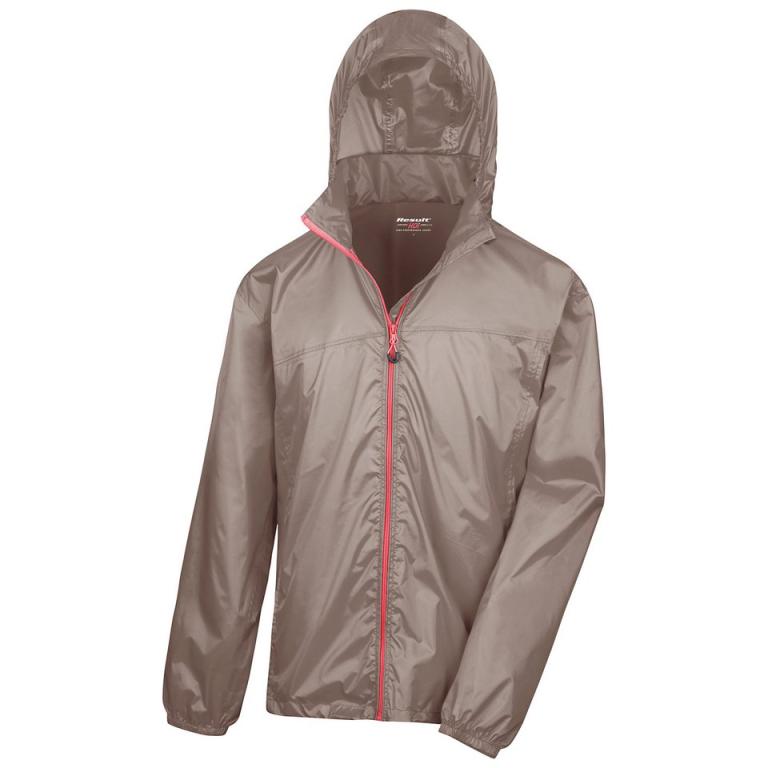 HDi quest lightweight stowable jacket Fennel/Pink