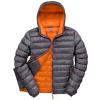 Urban snow bird hooded jacket Grey/Orange