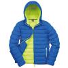 Urban snow bird hooded jacket Ocean Blue/Lime